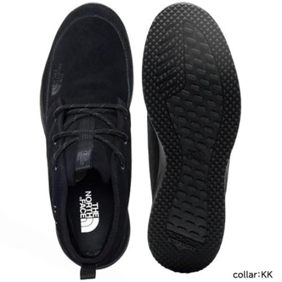 North W Nuptse Chukka WP Suede TNF Black 7 [The Face] Black/TNF