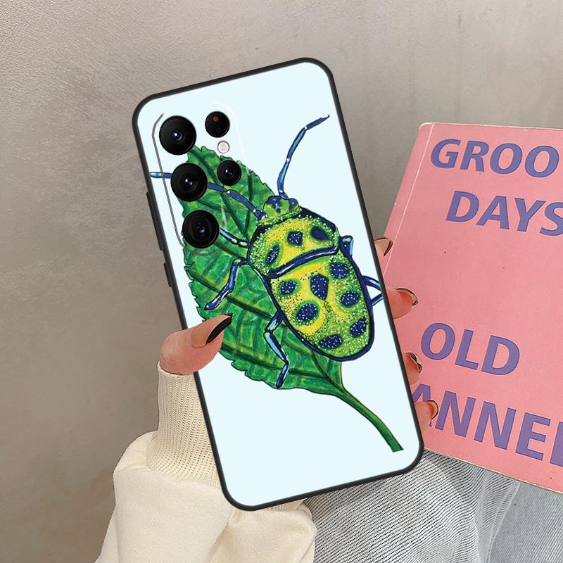 Beetles Insects Case For Samsung Galaxy S24 FE S21 FE S20 S22 S23 S25 Ultra S9 S10 Plus S23 FE Cover Coque