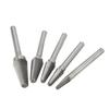 Hartmetallfräser-Set Einfachverzahnt Rotationsfeilen Bits 6mm Schaft für Metallbearbeitung Holzschnitzerei Oberflächenreinigung
