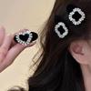Sellerby Cubic Point Pin Velvet Hair Clip Side Pin