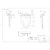 TOTO Warmlet S (heated toilet seat), pastel ivory, length 51.3 x width 40.7 cm, for professionals...