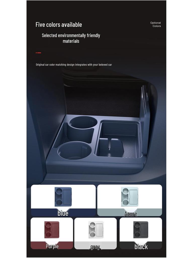 Zeekr 009 Silicone Storage Box for Center Console Glasses and Accessories