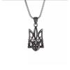 Fashion trend, versatile, personality, domineering, sea king, trident, pendant necklace, light luxury, trendy and cool