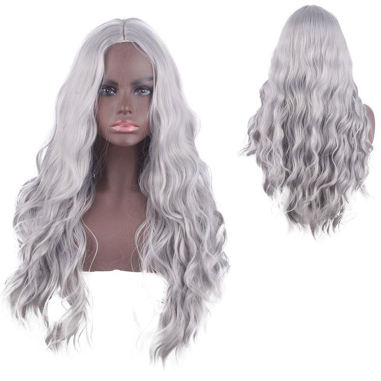 

Hair Curly Long Cosplay Wig Roleplaying Party Clothing Accessories Women Soft StyleA