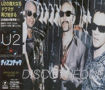 CD U2  Discotheque PHCR8382 Island Records 1997 Japan Rock Used