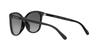 Coach Sunglasses 0HC8271U POLARIZED 5002T3 GREY GRADIENT POLAR LENS 57 BLACK/DARK