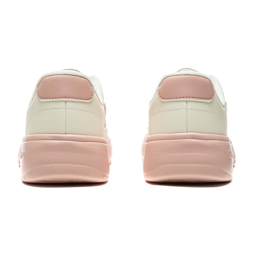 Lining Mondphase 1.0 Süß Frisch Mode Vielseitig Weiße Sneaker Leicht Atmungsaktiv Low-Top Skateschuhe Kindersneaker Rosa AGCV492-8