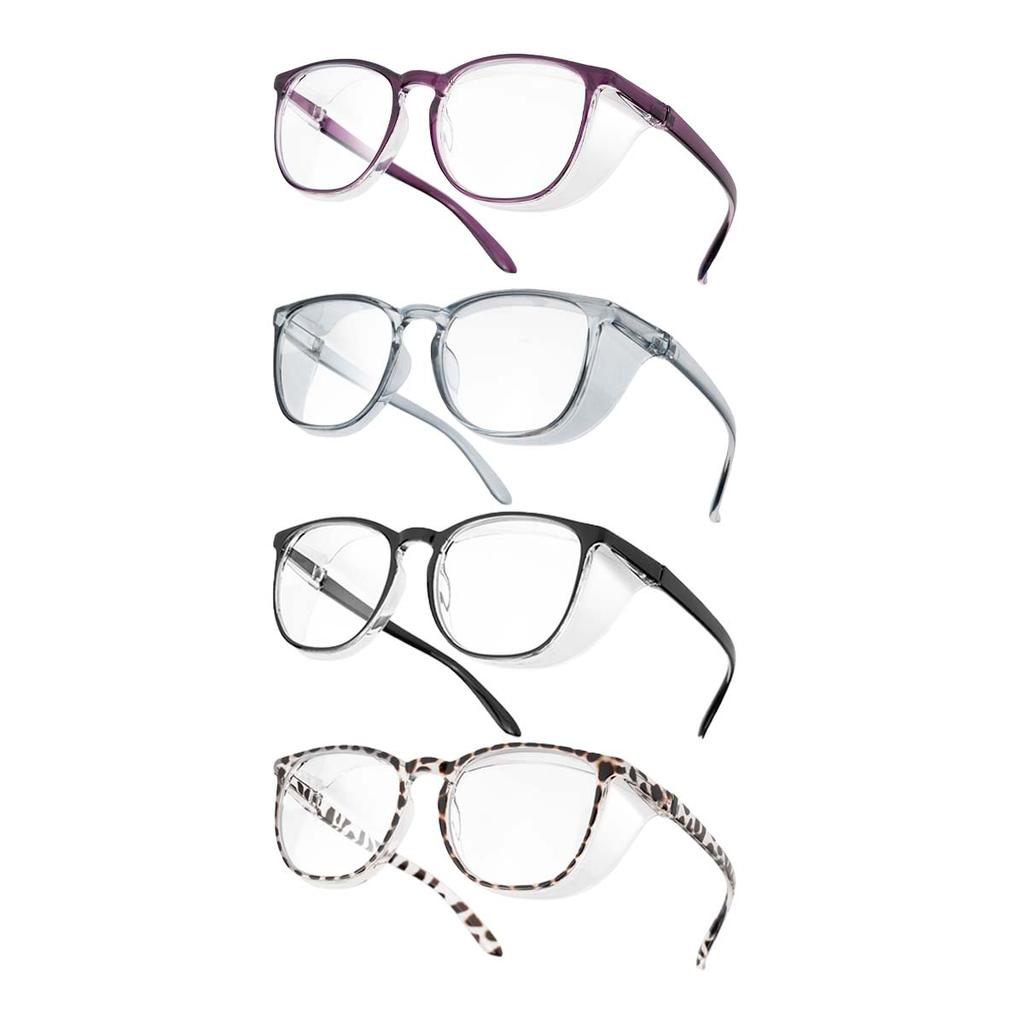 8pcs Windproof Transparent Sand-proof Anti-shock Biking Safe Goggles Anti Blue Light Pollen Security Protection Safety Glasses