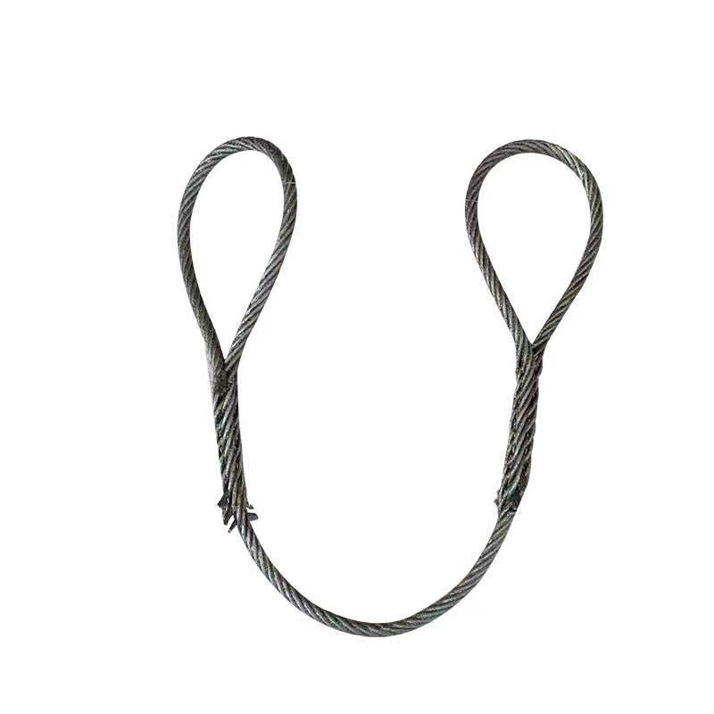 Geflochtenes Drahtseil mit Anschlagmittel, Erhältlich in 10 mm, 12 mm, 14 mm, 16 mm und 18 mm