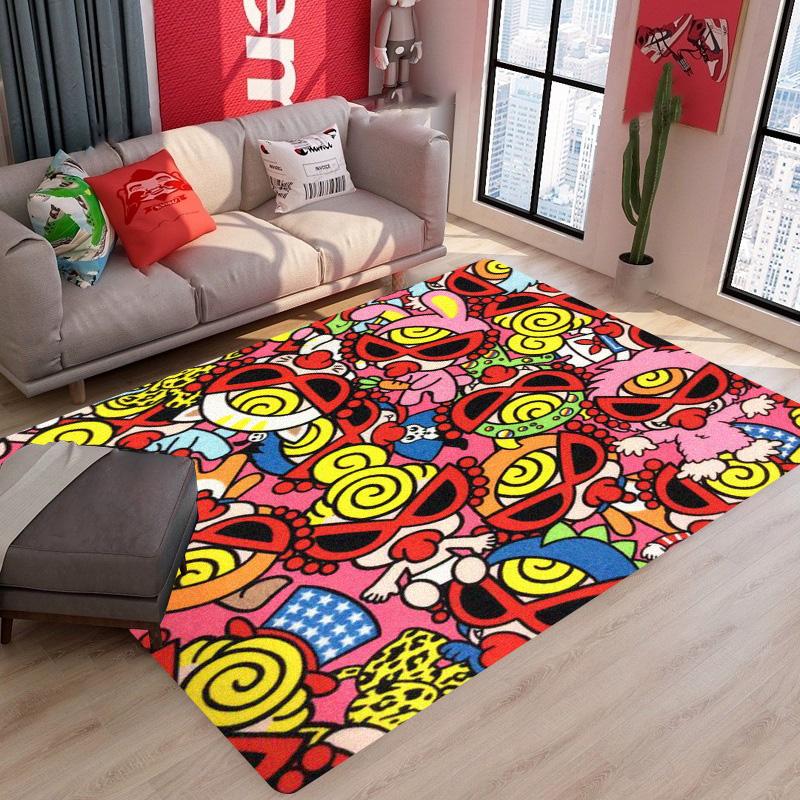 Japan Fashion H-hysteric Mini Carpet Floor Mat Bathroom Kid Room Bedroom Decoration Balcony Anti-Slip Doormat Living Room Rugs