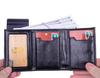 Men's RFID Aluminum Pop-Up Card Holder Wallet with Multi-Card Slots
