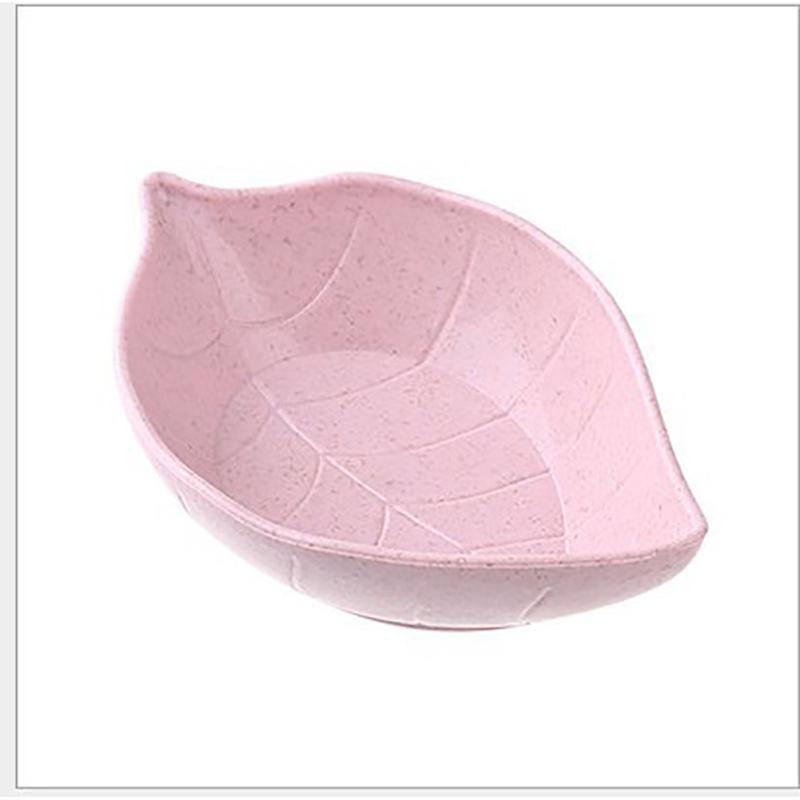 Wheat Straw Leaf Shape Sauce Dipping Seasoning Dish for Snacks Pickles