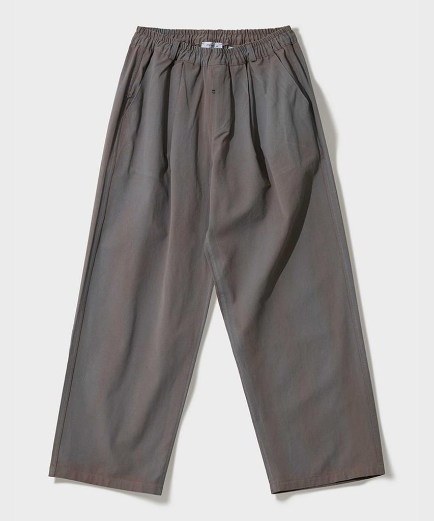 FFEFF STUDIO Dirty Washed Cotton Long Elastic Waist Pants (Cement)