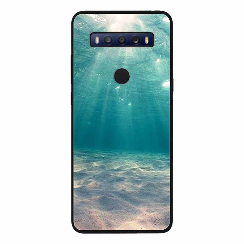 Para TCL 10 SE Funda Suave de Silicona Fresca y Moderna Para TCL 10SE T766U T766H Tapa Trasera TCL10SE TPU Protectora para Teléfono Fundas