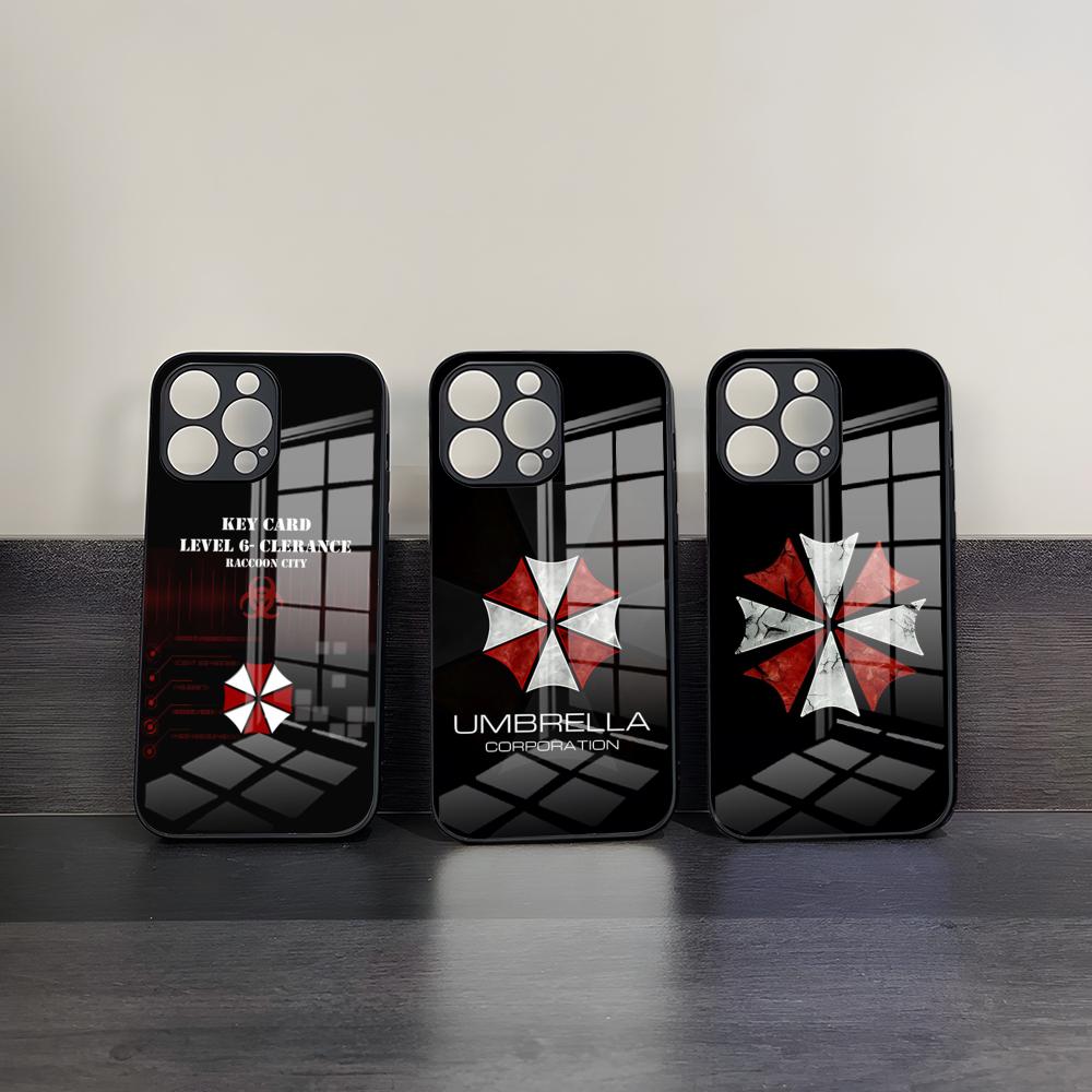 Umbrella Corporation Phone Case For 17 Pro Max IPhone 16 Pro 14 12 11 13 Mini X XR XS 15 Plus SE Glass Cover
