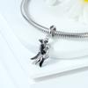 925 Silver Princess & Couple Dangle Charms Fit European Bracelets, Enamel & Crystal Beads for Women DIY Jewelry