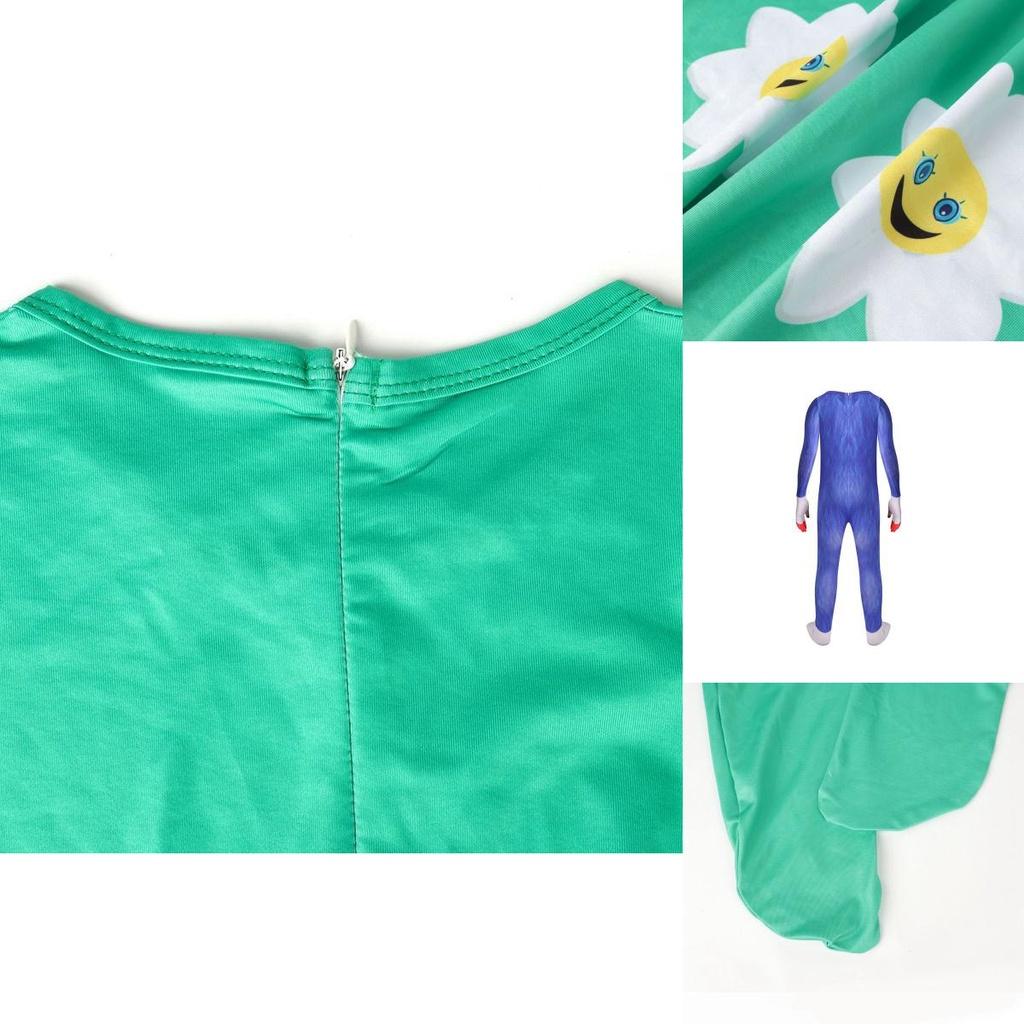 Authentic Poppy Playtime Huggy Wuggy Cosplay Costume For Kids Halloween Outfit Xmas