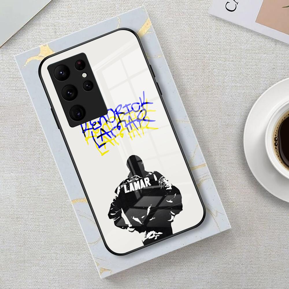 

Чехол для телефона Kendrick Lamar для Samsung S26 S25 Edge Ultra 23 22 21 20 Ultra Plus S24 Fe Стеклянная крышка Galaxy S26 Plus