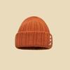 Women's Autumn and Winter Versatile Japanese Letters In Winter Baotou Ear Protection and Warm Cold Hat Men's Face Showing Small Knitted Hat