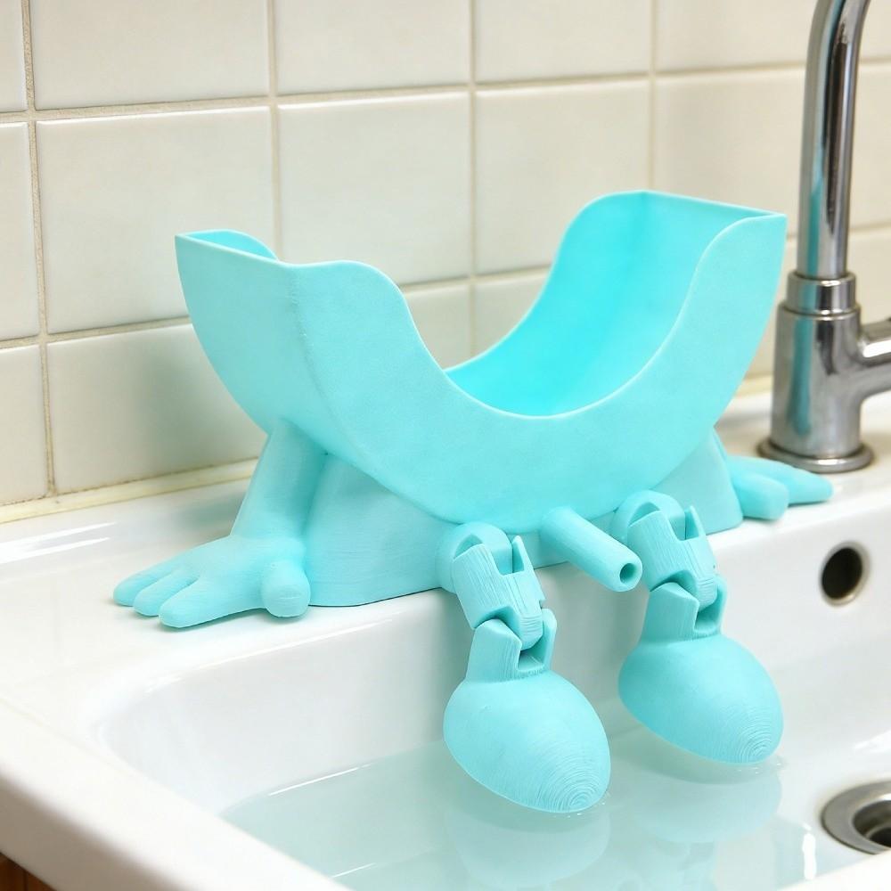 Colorful Soap Draining Rack Funny Sink Sponge Holder 3 D Printed Sponge Holder  Kitchen Sink