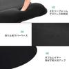 EooCoo Ergonomic Gaming Mouse Pad with Wrist Wrist Rest Mouse Reduces Comfortable and Soft Silicone Base with Low for Internet Cafe Black Support,