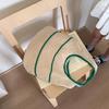 Spring Summer Woven Tote Bag Dopamine Color Shoulder & Underarm Bag Trendy Casual Beach Hollow Out Handbags