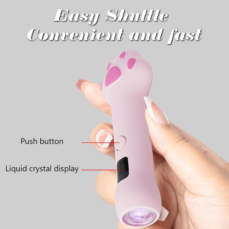 Cat Claw Shape UV LED Nail Lamp Fast Curing Portable USB Rechargeable Handheld Nail Dryer For Gel Polish