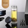 Fuguan Double-Layer Borosilicate Glass Water Bottle