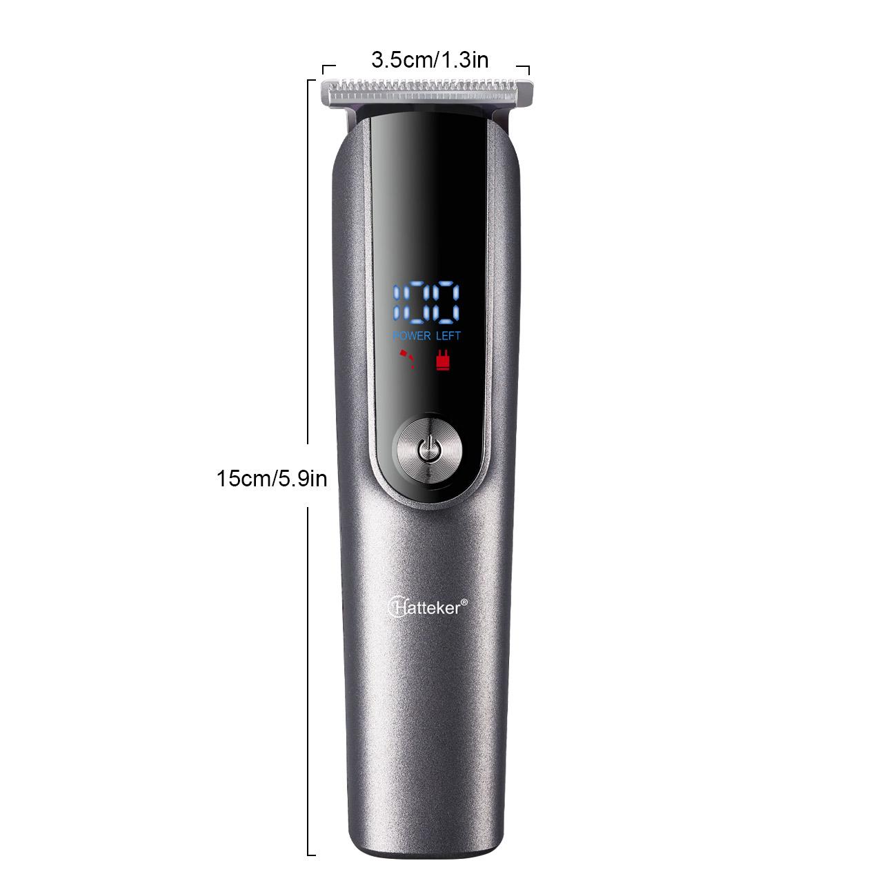 Hatteker 5 в 1 триммер для бороды электрическая машинка для стрижки волос триммер — фото 5