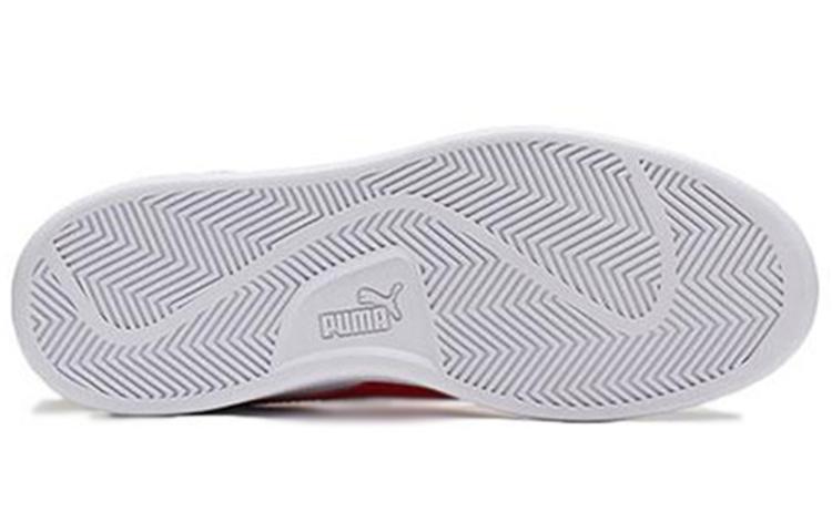 Men's Sneakers PUMA Smash V2 L White Red Unisex 'White Red'