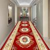 Chinese Style Corridor Aisle Carpet Hotel Hotel Stairs Non-Slip Floor Mats Home Entrance Carpet Custom Corridor Long Carpet
