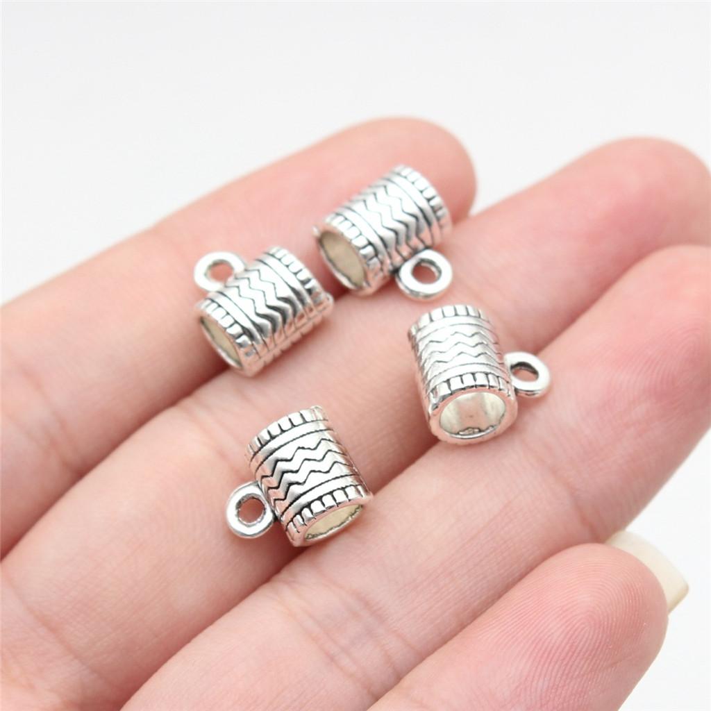 Accessories Parts Pendant Head Bend Tube Kids' Jewelry Materials ZA042
