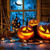 1 zestaw 4 szt. naklejek na Halloween Horror Atmosphere Naklejki dekoracyjne na okna Naklejki ścienne z PVC