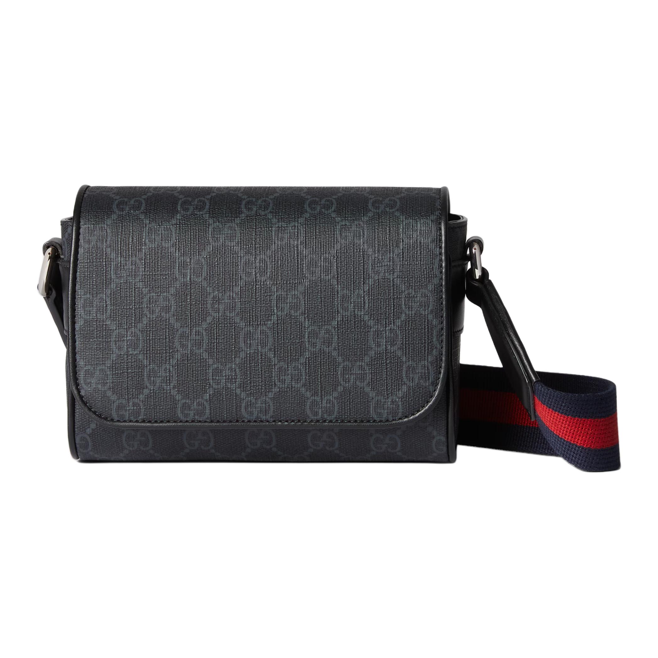 

Gucci GG Supreme Магнітна застібка Полотно Сумка через плече Чоловічі сумки Чорний 791741-FADJA-1042 Gift Set(Basic Set+Box+Shopping Bag)