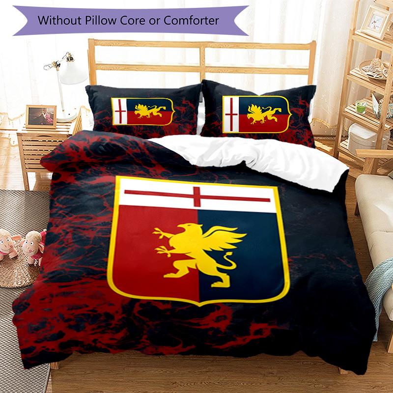 CFC 3pcs Bedding Set Duvet Cover Closure Includes 1 Duvet Cover & 2 Pillowcases for All Seasons Bedroom Home Dorm Decor