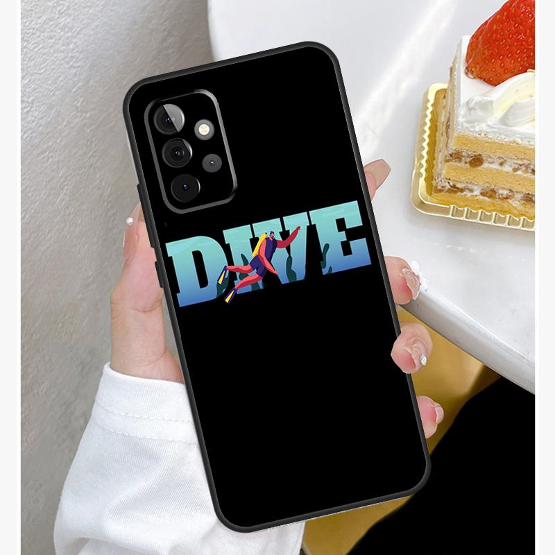 Dive Scuba Divers Diving Case For Samsung Galaxy A15 A25 A35 A55 A51 A71 A12 A32 A52 A13 A33 A53 A14 A34 A54 Cover