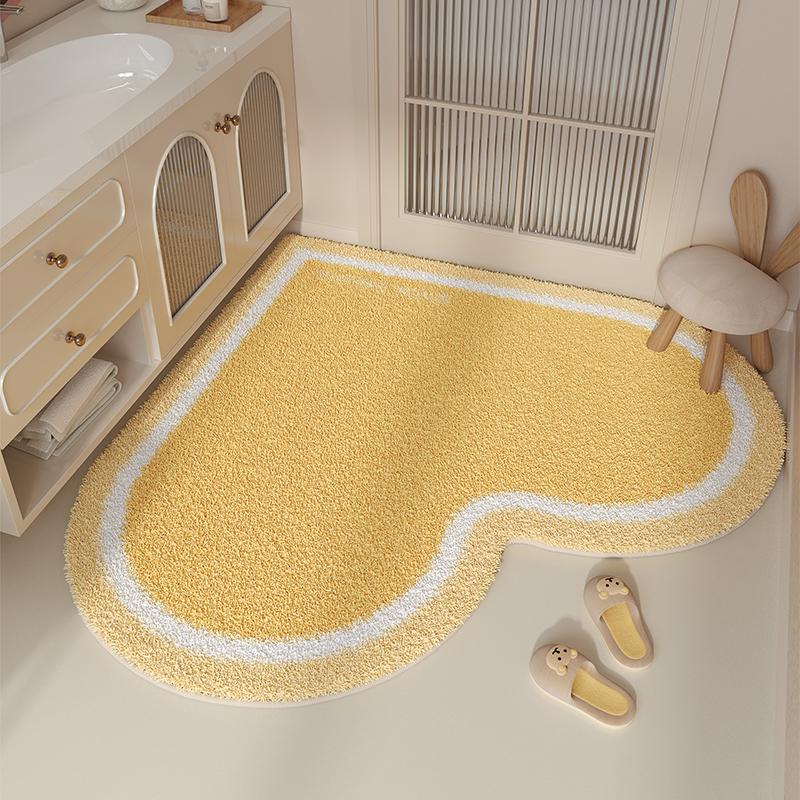 Heart Shape Carpets for Living Room Dopamine Color Bedroom Decor Carpet Thick Plush Lounge Floor Mat Fluffy Soft Cloakroom Rug