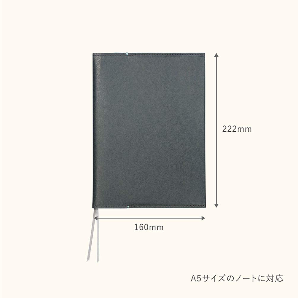 KOKUYO Notebook Cover KOKUYO ME A5 Black GRAYISH BLACK KME-NC665DM