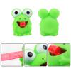 Creative and Humorous Tongue Sticking Frog Emits Sound To Vent, Squeezes and Screams, Pinches Music, and Pranks Toys