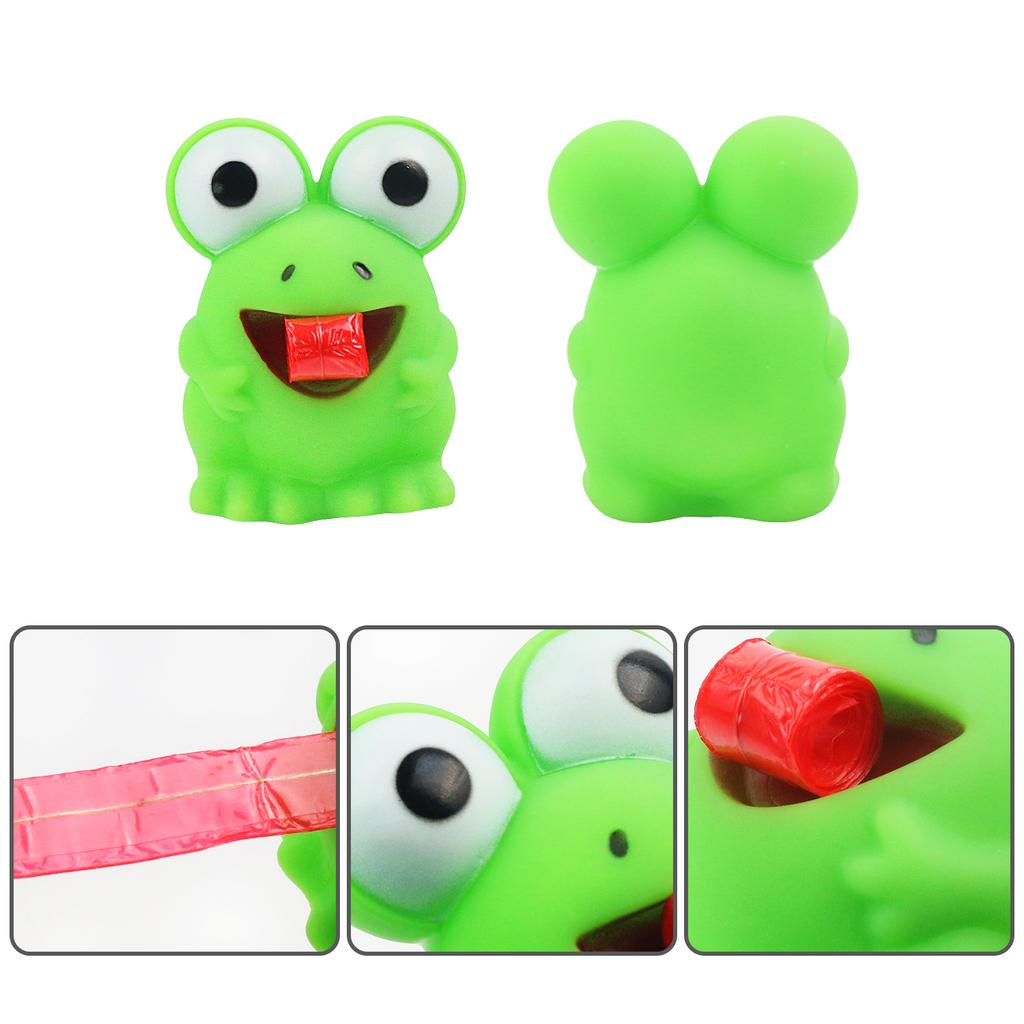 Creative and Humorous Tongue Sticking Frog Emits Sound To Vent, Squeezes and Screams, Pinches Music, and Pranks Toys