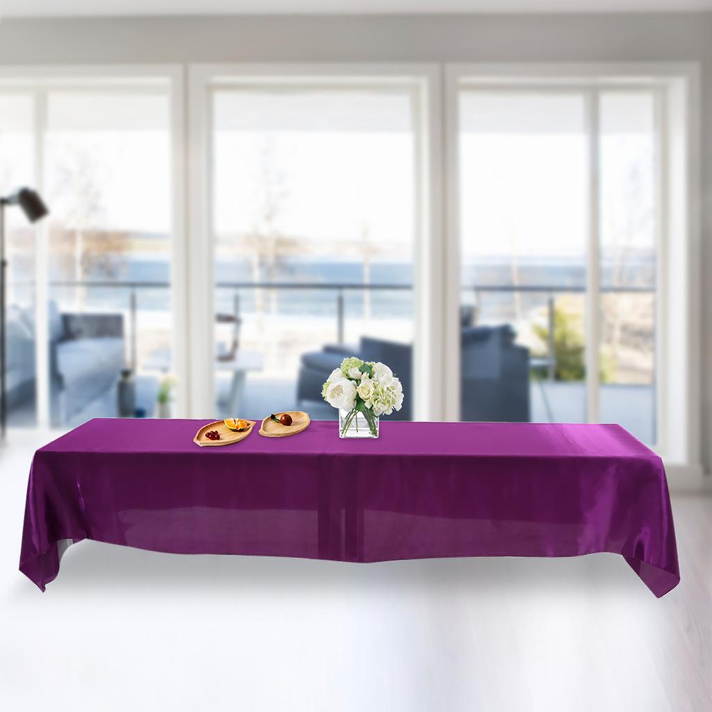 145x320cm Rectangle Tablecloth Table Cover Stain Resistant Banquet Wedding Party Decor