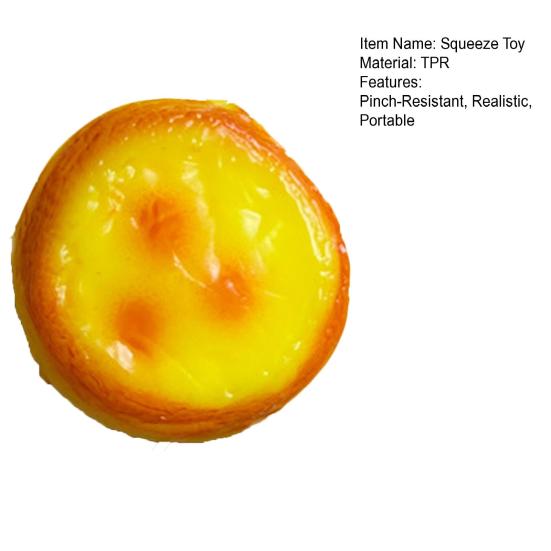 Jouet anti-stress à montée lente en forme de pomme de terre, TPR souple pour soulager le stress, gadget de décompression réaliste en forme de légume pour enfants et adultes