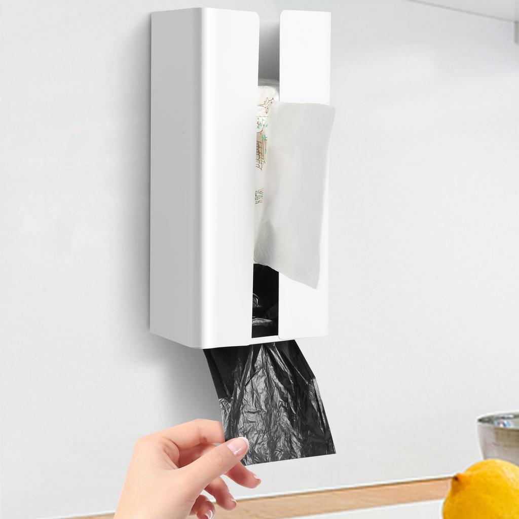 UMJCWELL Kitchen Paper Tissue Magnetic Paper Wall Can Be Cut with One Wet Washbasin Holder, Magnet, Case, Holder, Hanging, Hand, Tissue, Kitchen,