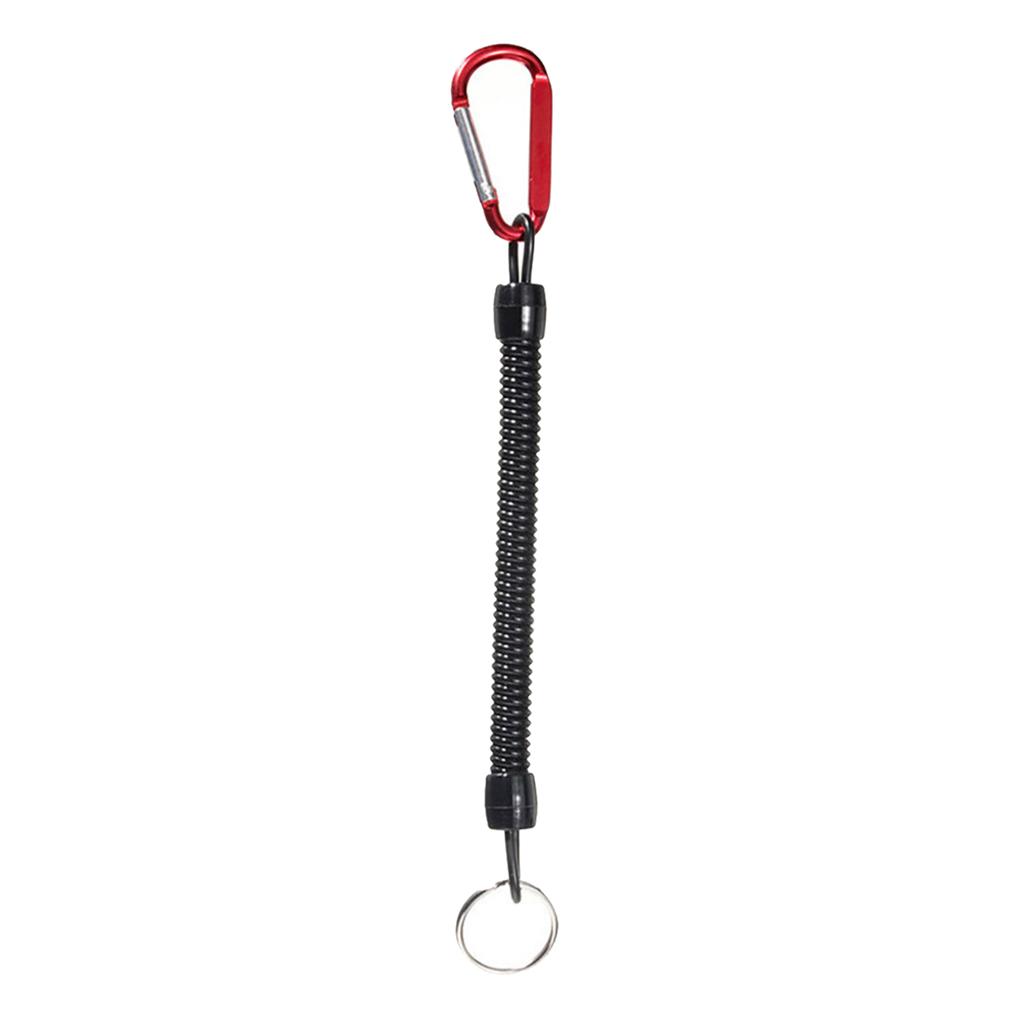 Retractable Fishing Lanyards Ropes Boating Kayak Lip Grips Tackle Safety Ropes Fishing Accessory 120cm