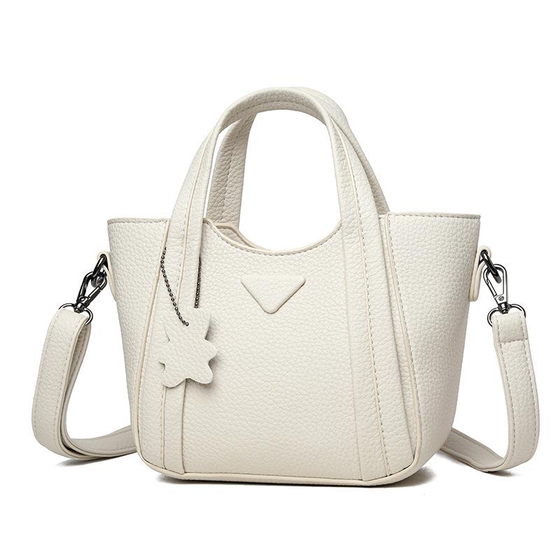 

Handbag Bag Women s 2025 New Hand-held Niche Bucket Bag Versatile One-Shoulder Crossbody Bag Mom Armpit Women s Bag
