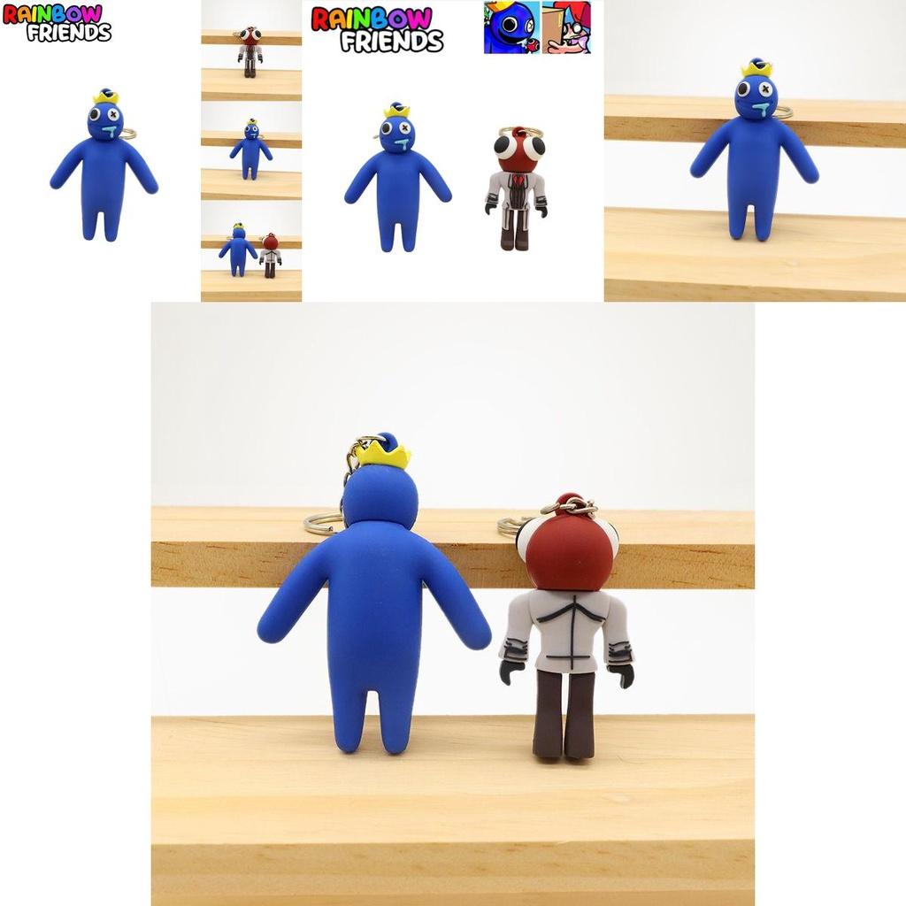 Vibrant Roblox Rainbow Friends Keychain Bag Pendant Toy For Kids Xmas Gifts