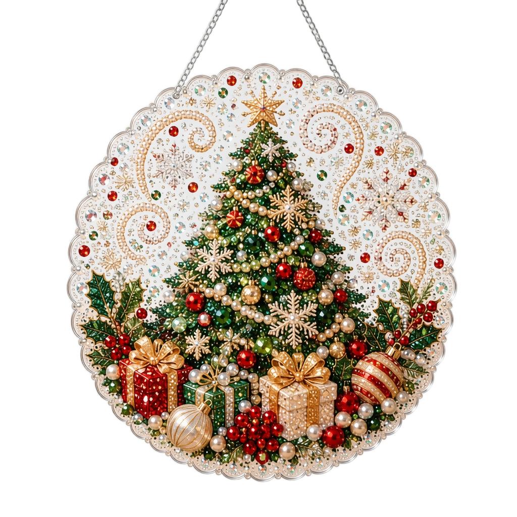 Kit Ornamento da Appendere per Natale - Set Fai da Te per Decorare l'Albero di Natale, Regalo Creativo