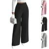Women's  Trousers With Button At The Waist, Elegant, Casual And Versatile.