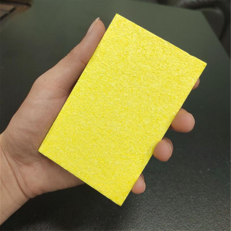 Eco-Friendly Wood Pulp & Cotton Magic Eraser Sponge - Absorbent, Degreasing, Scouring Pad