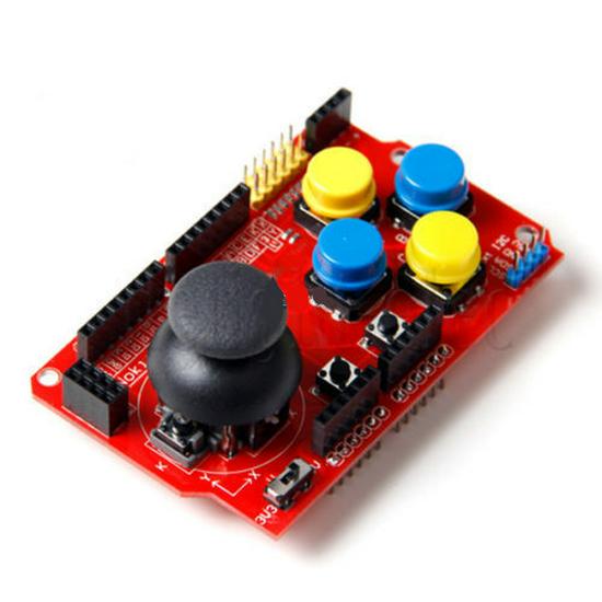 Joystick Shield Game Controller Expansion Board with Keyboard and Mouse Simulation